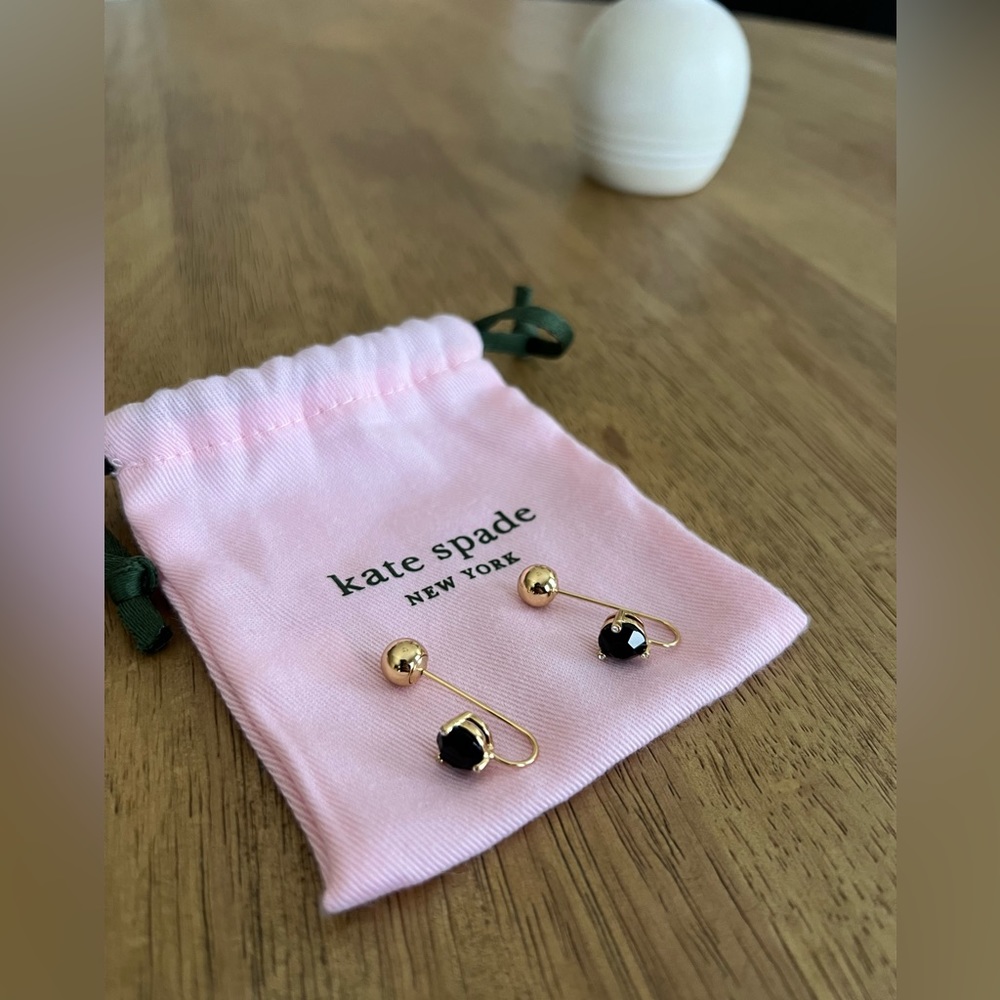Kate Spade Earrings with Duster Bag
